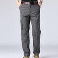 thumbnail image 2 of Birdeem Mens Outdoors Thick Straight-Leg Pants Mountain Climbing Multi-Pocket Overalls Trousers, 2 of 12