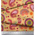 thumbnail image 3 of Soimoi Rayon Fabric Mandala & Paisley Ethnic Print Fabric by Yard 56 Inch Wide, 3 of 3