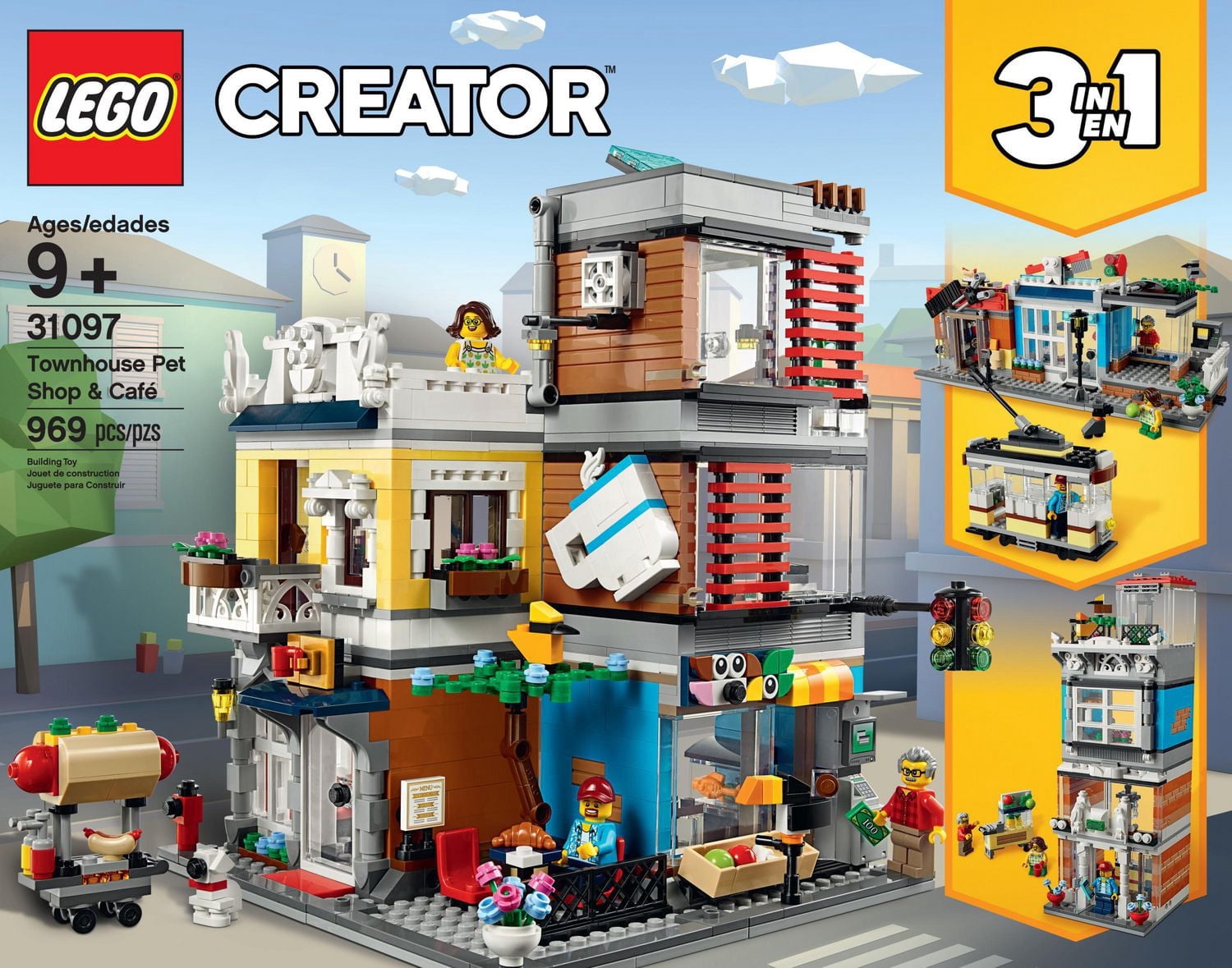LEGO® Creator L'animalerie et le café 31097