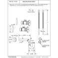 thumbnail image 4 of Westbrass D1538L-26 Round Handle Corrugated Pedestal Kit - Polished Chrome, 4 of 4