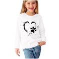 thumbnail image 2 of Birdeem Chemises à Manches Longues pour Filles Chemises à Manches Longues Imprimés Mignons Col Rond Hauts Blouses Décontractées Habillées Vêtements Chemises à Manches Longues pour Filles, 2 of 4