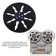 thumbnail image 4 of 1/4 7 Inch Aluminum Alloy Empty Tape, Reel Recording Sound Takeup Reel for  Studer, Replacement Tape for Reel Recording Part, 4 of 7