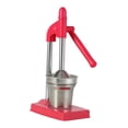 thumbnail image 1 of Hand Press Juicer Machine Manual Orange Juicer Professional Metal Juicer Press Red, 1 of 9