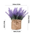 thumbnail image 3 of EGNMCR Home Decor, Room Decor, Fall Decor Artificial Plant In Pots Mini Potted Flowers Plant In Cloth For Home Decor Party Wedding Garden Table Office Patio Decoration Simulation potted plants, 3 of 6