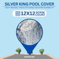 thumbnail image 4 of Swimline Hydrotools Silver King Winter Pool Cover for 18 x 36 Ft Inground Pools, 4 of 7