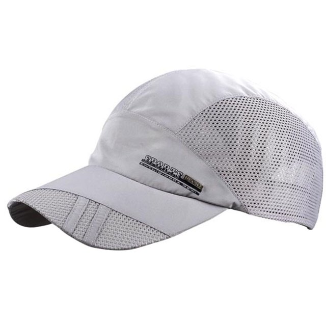 Summer Breathable Mesh Baseball Cap Sport Quick summer mesh caps outdoor Drying Hats For Men