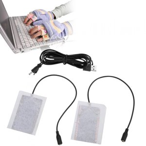 POCREATION Pad chauffant, USB Pad de chauffage en fibre de carbone pour le chauffage Pad