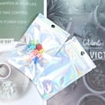thumbnail image 4 of Yousi Rangement Textile Maison, Étui de Rangement, 100 Pcs Sacs Refermables Anti-Odeur Holographiques Ziplock en Aluminium, 4 of 7