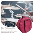 thumbnail image 4 of ziyahi Drum Storage Organizer with Shoulder Strap Outside Pockets Case Holder Cloth Professional Small Backpack Instrument Accessories Black Red, 4 of 6