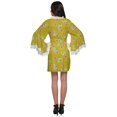 thumbnail image 4 of Moomaya Peignoir en Coton pour Femmes Robe de Chambre Imprimée Courte Peignoir de Douche Nuptiale, 4 of 6