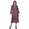 thumbnail image 1 of Moomaya Printed WoMen's Robe Dressing Gown With Pockets Bath Robe Girls, 1 of 6