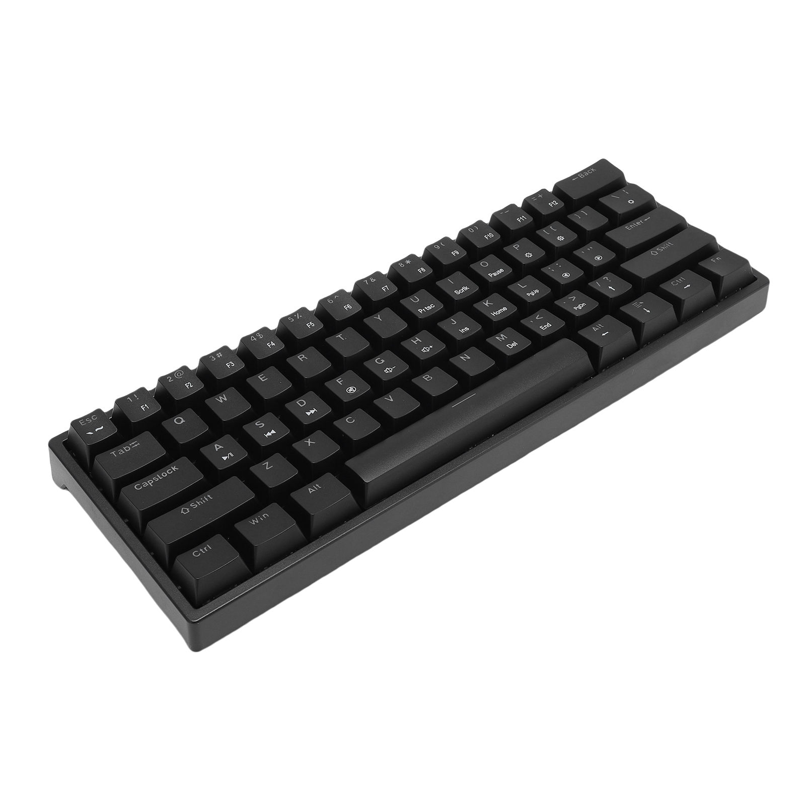 Mechanical Gaming Keyboard, 61 Keys Mechanical Keyboard Miniature with Blue Switch for  for Gamers