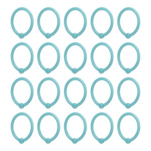 40 Pcs Binder Rings, Trou rond multifonctionnel Loose Leaf Paper Anneaux simples pour les reliures Cartes d'affaires Salles de classe Bureaux Homes