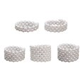 thumbnail image 3 of Women Chic Pearl Rhinestone Stretch Bridal Wedding Prom Bracelet for Bridal Wedding Prom 2 Row, 3 of 9