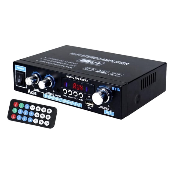 90W + 90W Audio Power for Car Home Garage Theater PA System US