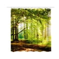 thumbnail image 2 of EGNMCR Rideaux, Rideaux pour Chambre Rideau de Douche Imprimé Polyester et Anti-Moisissure Salle de Bain et Rideau de Séparation Anti-Moisissure 150X180CM un Rideau, 2 of 2