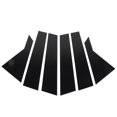 thumbnail image 1 of Door Window B Pillar Trim, Car Window Pillar Decal 6PCS  Forte Sedan Hatcback, 1 of 8
