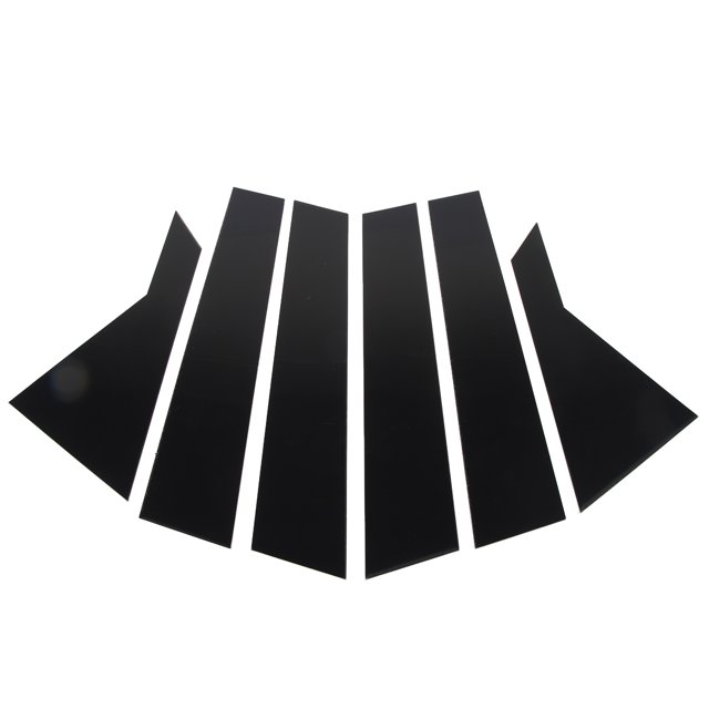 Door Window B Pillar Trim, Car Window Pillar Decal 6PCS Forte Sedan Hatcback