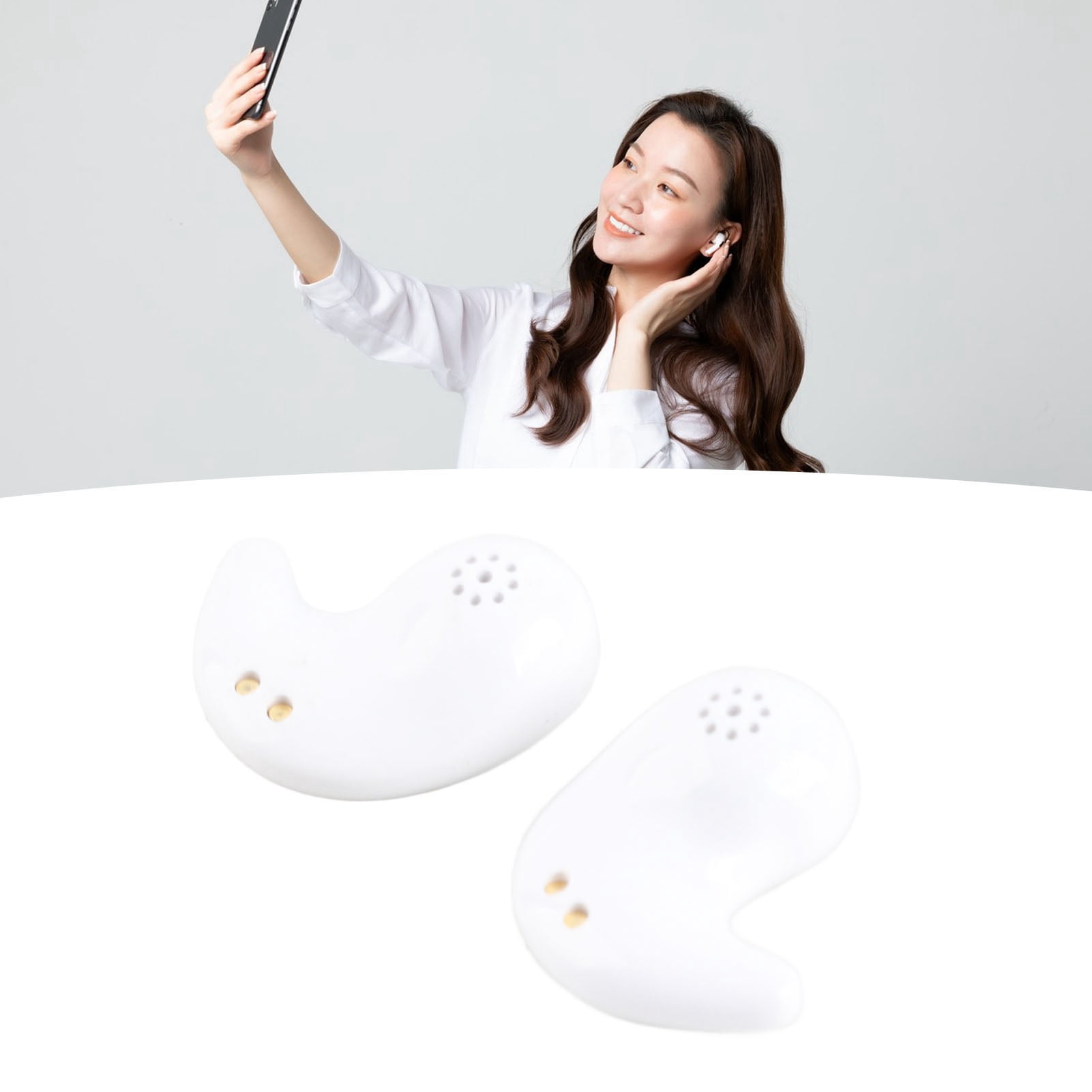 Sleep Headphones with Digital Display Charging Case for Side Sleepers, Bluetooths Earbuds Built in Battery, Wirelessly Earphones for Sleep Work Workout