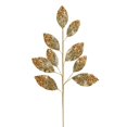 thumbnail image 2 of Vickerman QG191808 29 in. Gold Glitter Leaf Spray - 6 per Bag, 2 of 3