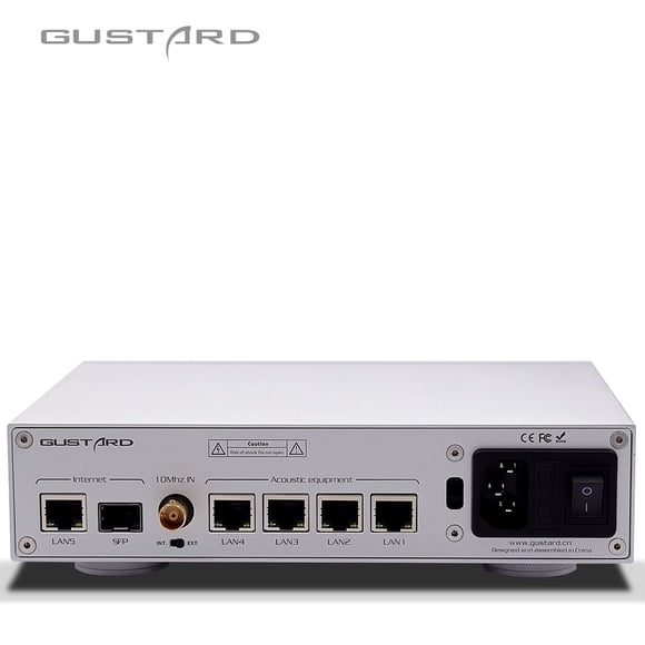 Gustard N18 pro HiFi Audio Network Switch 1000M Adaptive ethernet Interface