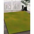 thumbnail image 3 of Ahgly Company Tapis d'Intérieur Lavable à la Machine, Carré, Transitionnel, Vert Olive, Tapis de Zone, 8 Pieds Carré, 3 of 7