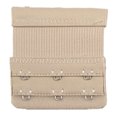 thumbnail image 2 of INSPIRE CHIC 3pcs Lady 2 x 3 Hook and Eye Tape Stretchy Extension Bra Extender Beige, 2 of 2
