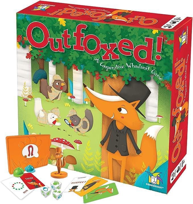 Gamewright Outfoxed! A Cooperative Whodunit Game - English Only