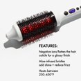thumbnail image 4 of BondiBoost Infrared Bounce Brush Heated Thermal Round Brush, 4 of 5