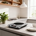 thumbnail image 5 of BotaniNest 3500 Table de Cuisson Commerciale à Induction avec Écran LCD et Commande par Bouton 10 Réglages de Température Précis Portable Multifonction Induction Design Concave pour Cuisson Maison Intelligente, 5 of 5
