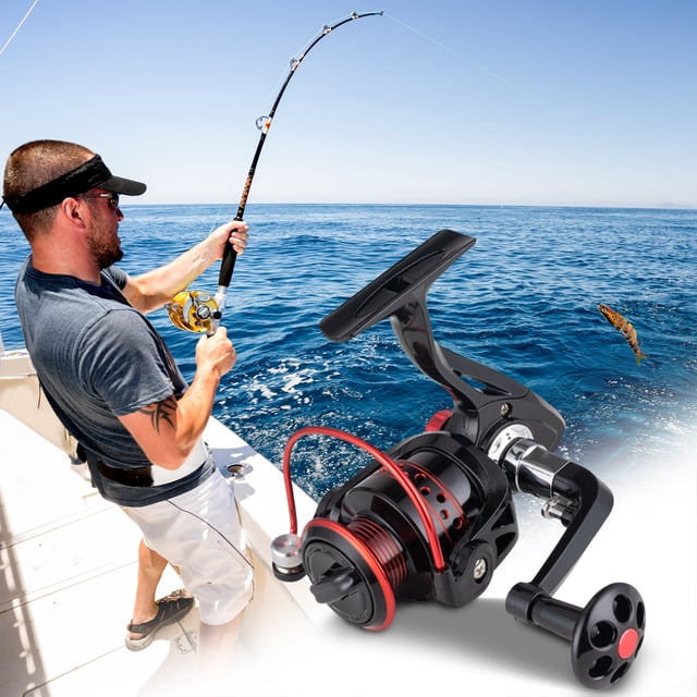 ddioayh Clearance Fishing Gear Fishing Wheel Spinning Wheel All Metal Bevels CNC Sea Pole Wheel Rocker Spinning Wheel Long Throw Road Asian Fish Wheel