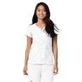 thumbnail image 4 of Adar Universal Scrubs For Women - Curved Glamour Scrub Top, 4 of 7
