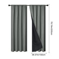 thumbnail image 3 of Chmadoxn Home Decor, Room Decor, Wall Decor Polyester Pongee Rod-Pull Light-blocking Curtains Living Room Sun-Blocking Curtains Heat-Insulating And Soundproof Curtains Polyester Blackout Curtains, 3 of 6