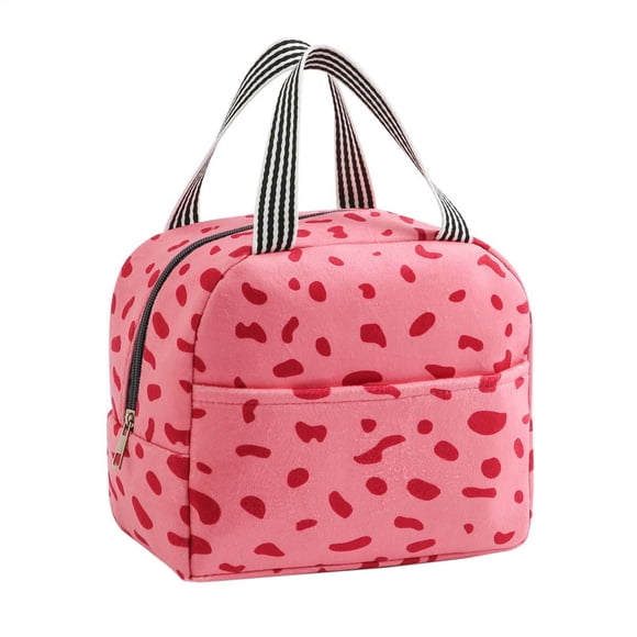 Lunch Bag Animal Print Thermal Insulation Tote for Portable Lunch Weekend Picnics Work School Travel Bento Sack