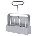 thumbnail image 1 of Micro Soil Blocker,Silver Manual Soil Block Seedling Soil Block Maker Seedling Soil Blocker Professional Grade, 1 of 14