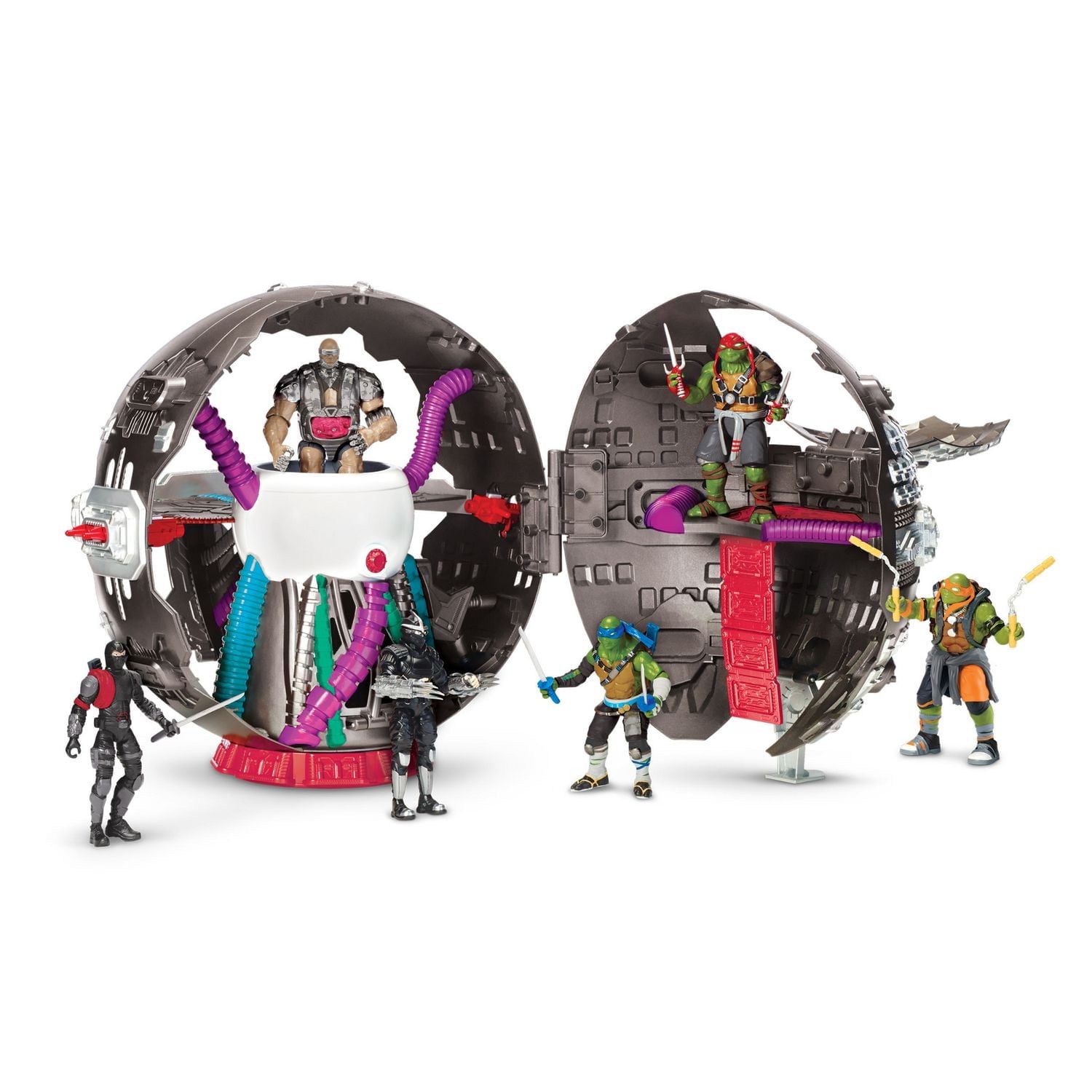 TMNT テクノドローム スカウト & フィギュア ２体 Teenage Mutant Ninja Turtles: out of The Shadows - Technodrome
