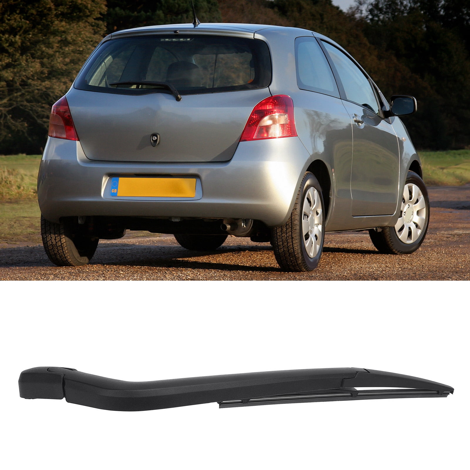 Rear Windshield Wiper Blade Arm Set, Anti Aging Enduring Flexible Windshield Wiper Arm Blade Kit  for Vehicle