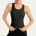 thumbnail image 2 of Plebaso Womens Short Sleeve Workout Yoga Tank Tops Racerback Sleeveless Stretch Shirts Activewear for Women, 2 of 6