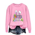 thumbnail image 5 of EGNMCR Easter T-Shirts Imprimés pour Femmes T-Shirts Graphiques T-Shirts pour Femmes T-Shirt à Col Rond pour Femmes Easter Imprimé à Manches Longues Chandails T-Shirts pour Femmes, 5 of 5
