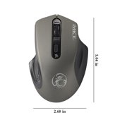 Bdday Wireless Mouse 2.4G Noiseless Mouse With USB Receiver Portable Computer Mice For PC Tablet Laptop With System