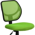 thumbnail image 3 of Mid-Back Green Mesh Swivel Task Chair, 3 of 9