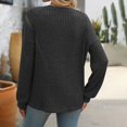 thumbnail image 3 of Yuyuzo Ribbed Knit Sweater Tops for Women Fall Long Sleeve Crewneck Tunics Loose Fitted Casual Tees, 3 of 6