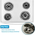 thumbnail image 4 of Product Category Cooking Utensils 4 Piece Stainless Steel Pan Set for Stove Burners Durable Kitchen Liners and Protective Rings for W102725, 4 of 7