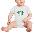 thumbnail image 2 of Cache-couche Mignon avec Cœur et Drapeau du Nigeria pour Bébé Garçon Fille, 2 of 5