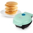 thumbnail image 1 of Dash Mini Machine à Griller Électrique Ronde pour Pancakes Biscuits Œufs & Autres Petits Déjeuners & Collations avec Indicateur Lumineux + Livre de Recettes Inclus - Aqua 4 Pouces, 1 of 5