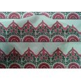thumbnail image 4 of oneOone Cotton Silk Fabric Leaves & Floral Block Printed Fabric 1 Yard 42 Inch Wide, 4 of 4