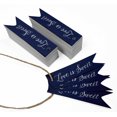 thumbnail image 3 of Inkdotpot Silver Foil Paper Hang Tags Love Is Sweet Wedding Favor Tags 100 Pieces, 3 of 6