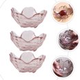 thumbnail image 2 of MasteelfCA 6pcs Glass Fruit Plate Glass Salad Bowl Flower Design Jewelry Tray Storage Tray, 2 of 9