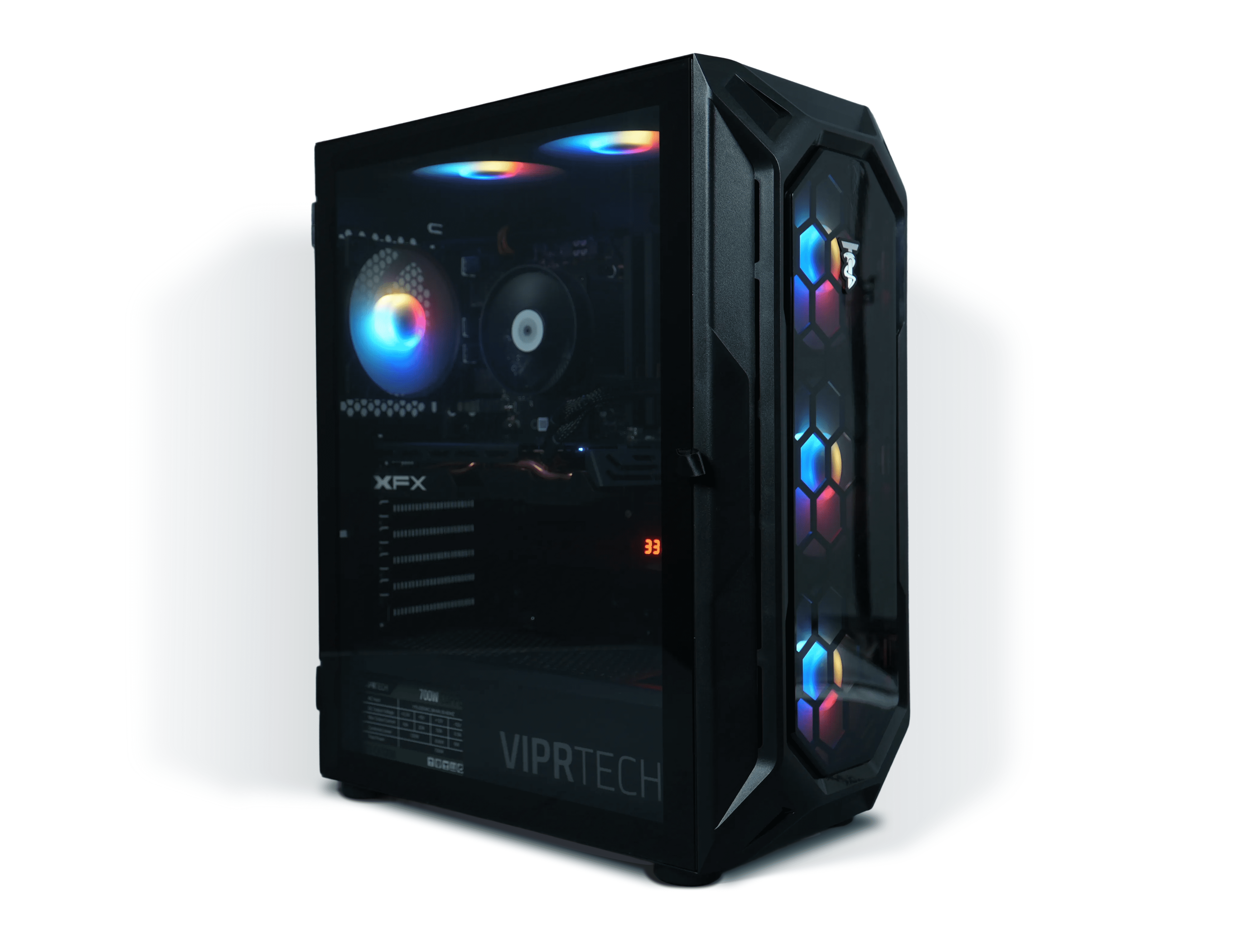 ViprTech Rebel 4.0 Gaming PC - AMD Ryzen 7 (4.4GHz), RTX 4060 8GB, 16GB DDR4, 1TB SSD, Desktop, B