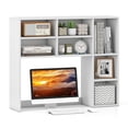 thumbnail image 1 of Costway Desktop Bookshelf with 7 Open Cubbies & 3 Adjustable Shelves for Home Office Dorm White, 1 of 10